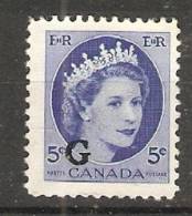 Canada  Queen Elizabeth II  (o)  Optd. G - Aufdrucksausgaben