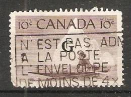 Canada  Eskimo Hunter  (o)  Optd. G - Overprinted