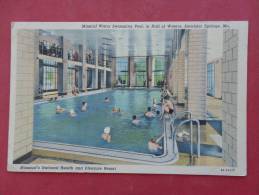 Excelsior Springs MO  Mineral Water Swimming Pool  1940 Cancel Linen  Ref  885 - Other & Unclassified