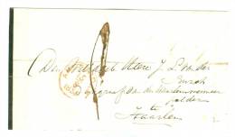 HANDGESCHREVEN BRIEF Uit 1859 * Van AMSTERDAM Naar De DIJKGRAAF Te HAARLEM  (7357) - Storia Postale