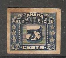 Canada  Excise Duty (o) Optd. 6-10D 73 - Steuermarken