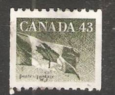 Canada  1992  Definitives; Flag  (o) - Roulettes