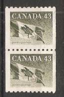 Canada  1992  Definitives; Flag  (o) - Coil Stamps