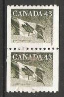 Canada  1992  Definitives; Flag  (o) - Roulettes