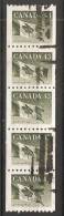 Canada  1992  Definitives; Flag  (o) - Roulettes