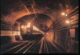 Ambiance Metro --- Rame Sprague Sur La Ligne N° 5 , Train Special COPEF --- 1991 - U-Bahnen