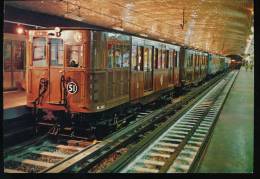 Metropolitain De Paris  --- Motrice Thomson Double , A Caisse En Bois  , Motrice " 500 " , Sprague  Thomson - Subway