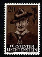 L0321) LIECHTENSTEIN 1957  Mi.#361  Mnh** - Unused Stamps