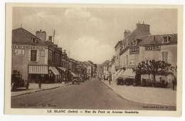 LE BLANC  -  Rue Du Pont Et Avenue Gambetta. - Le Blanc