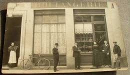 Carte Photo Devanture Gros Plan Boulangerie -  L. AUBERT - Autres & Non Classés