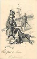 Themes Div-ref E427- Illustrateur W Braun - La Chasse - Chasseurs  - Carte Bon Etat  - - Braun, W.