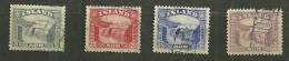 Islande  Oblitéré ; Yvert & Tellier ; N° 139 à 142 - Used Stamps