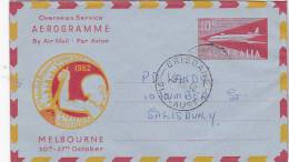 Australia   1962 A 16 10d World Power Conference Used  Aerogramme - Luchtpostbladen