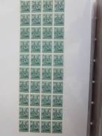 Deutsche Post Feuille De 40 Timbres N° Allemagne En MNH ** & MN* 16 Pfenning - Collezioni