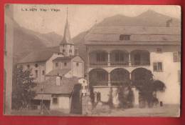 YVISP-24 Visp  Viège  Vue Rapprochée Cachet Ambulant 1914. Burgy 4475 - Viège