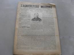 L´Agriculture  Moderne  N 81   18 Juillet  1897 - Magazines - Before 1900