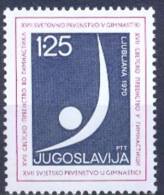 YU 1970-1398 WORLDCHAMPIONSHIP IN GIMNASTIK, YUGOSLAVIA. 1v, MNH - Nuevos