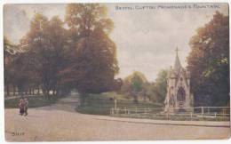 Bristol Clifton Promenade & Fountain, Celesque Series, Postcard - Bristol