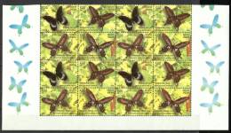 INDIA, 2008, Endemic Butterflies Of Andaman And Nicobar Islands,  Setenant Block, 4 V, In Blocks Of 4,  MNH, (**) - Nuevos