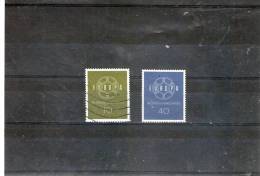 1959- EUROPA-CEPT / BRD  Y&T No 193/194 - 1959