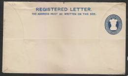 India  1957  50 NP + 13 NP  Postal Stationery Registration Envelope  #  45489  Inde  Indien - Covers