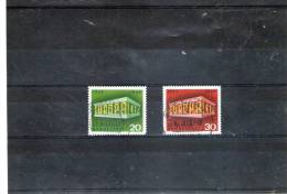 1969 - EUROPA-CEPT / BRD  Y&T No 446/447 - 1969