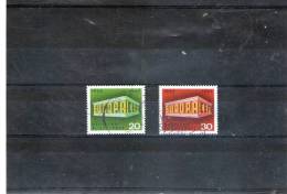 1969 - EUROPA-CEPT / BRD  Y&T No 446/447 - 1969