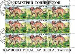 Tajikistan 1994 Wild Animal Prehistoric Animals Dinosaur Dinosaurs Anatosaurus Nature (1) CTO SG 52 - Tadzjikistan