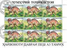 Tajikistan 1994 Wild Animal Prehistoric Animals Dinosaur Dinosaurs Anatosaurus Nature (1) CTO SG 52 - Tadjikistan
