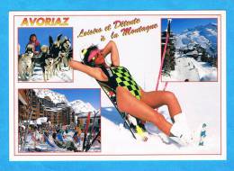 CP-Avoriaz- Loisirs Et Détente à La Montagne- Multivues- Chiens De Traineaux- 74 Haute Savoie - Avoriaz