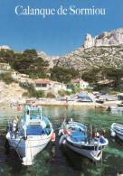 CALANQUE DE SORMIOU - MARSEILLE - BATEAUX POINTU DE PECHEURS - Quartiers Sud, Mazargues, Bonneveine, Pointe Rouge, Calanques,