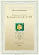 Berlin  1985  Ersttagsblätter  (10 ETBs  Kpl. )  Mi: 4/1985-13/1985 (21,10 EUR) - 1° Giorno – FDC (foglietti)