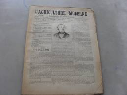 L´Agriculture  Moderne    N°190  20 Aout 1899 - Magazines - Before 1900