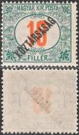 HUNGARY, 1919, Issues Of The Monarchy, Issues Of The Republic, POSTAGE DUE STAMPS, Overprinted, Sc/Mi J47 / 48 - Nuevos