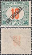 HUNGARY, 1919, Issues Of The Monarchy, Issues Of The Republic, POSTAGE DUE STAMPS, Overprinted, Sc/Mi J47 / 48 - Ungebraucht