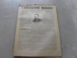 L´Agriculture  Moderne    N°176    14  Mai 1899 - Revues Anciennes - Avant 1900