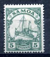 SAMOA 1915 Regular Issue  MIchel Cat. N° 21  Fine Mint Hinged - Samoa