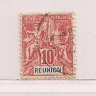 REUNION   ( FRCFA - 10 )  1900  N° YVERT ET TELLIER   N° 47 - Usati