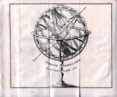 Spère Armillaire - Gravure Sur Cuivre Originale De 1758 - Other & Unclassified