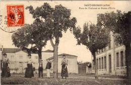 SAINT GERMAIN LAVAL - Plade Du Chalumet  Et Maison D' école      (53982) - Saint Germain Laval