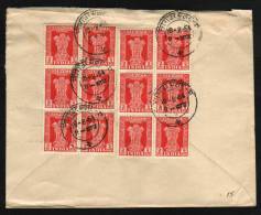 INDIA  1954  SERVICE Stamps ON INDIA GOVERNMENT SERVICE Cover To United States #  46103   Indien Inde - Covers & Documents