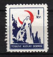 TURCHIA - 1948/50 YT 140 (*) BENEFICENZA - Charity Stamps