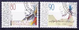 LIECHTENSTEIN - Michel - 1991 - Nr 1013/14 - Gest/Obl/Us - Used Stamps