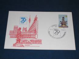 Karte Postkarte DDR Deutschland 1979 Nationale Briefmarkenausstellung Dresden - Maschinenstempel (EMA)