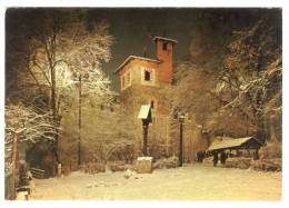 A2740 Torino Sotto La Neve - Ingresso Al Castello Medioevale Al Valentino - Notturno / Non Viaggiata - Castello Del Valentino