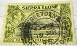 Sierra Leone 1938 King George VI Freetown From The Harbour 1s - Used - Sierra Leone (...-1960)