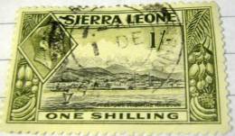 Sierra Leone 1938 King George VI Freetown From The Harbour 1s - Used - Sierra Leone (...-1960)