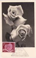 Carte Maximum BULGARIE  N° Yvert  310 (ROSE) Obl  Sp Ill 1948 - Covers & Documents