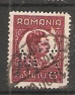 Romania 1930  King Karl II  (o)  Perfin W.Z. - Otros & Sin Clasificación