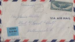 USA Luftpostbrief Gel. Von New York Am 20.10.40 Nach Deutschland Zensur Ansehen !!!!!!!!!! - Lettres & Documents
